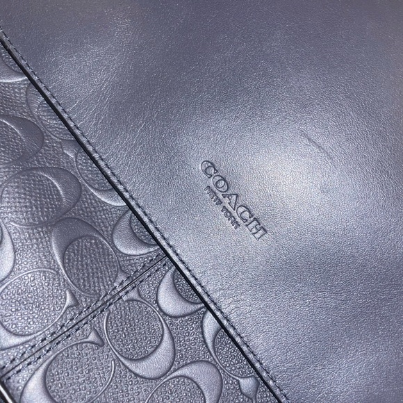 Coach Map Bag in Midnight Blue - Picture 6 of 10